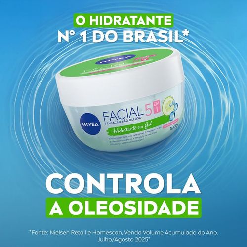 Hidratante Facial em Gel Nivea com Ácido Hialurônico e Pepino 100g