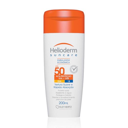 Protetor Solar em Loção Helioderm Suncare FPS 50 200ml