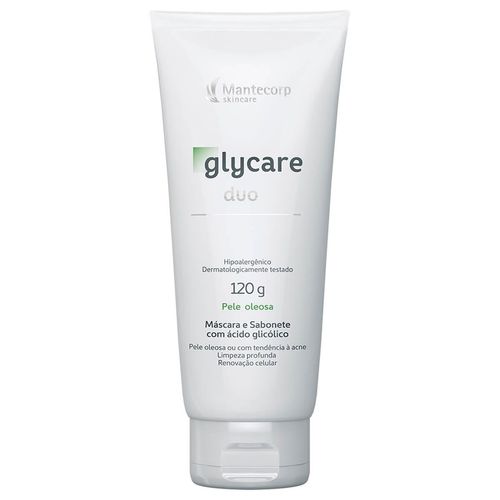 Sabonete e Máscara Facial em Creme Mantecorp Skincare Glycare Duo 120g