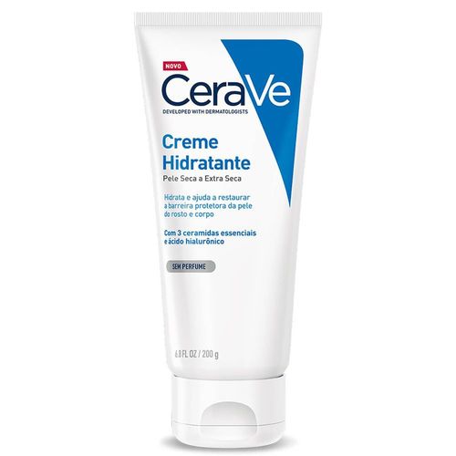 Creme Hidratante CeraVe com Ceramidas e Ácido Hialurônico 200g