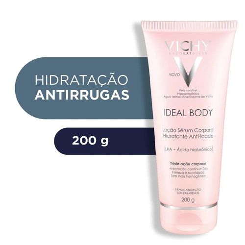 Sérum Hidratante Corporal Vichy Ideal Body com Ácido Hialurônico 200g