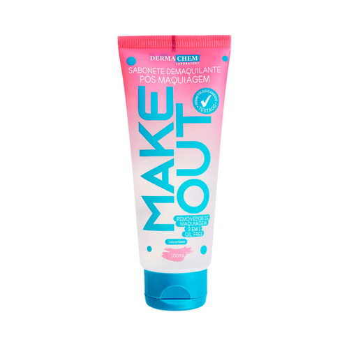 Sabonete Facial em Gel Dermachem Make Out 100ml