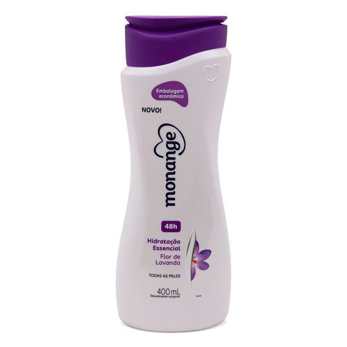 Loção Hidratante Corporal Monange Flor de Lavanda 400ml