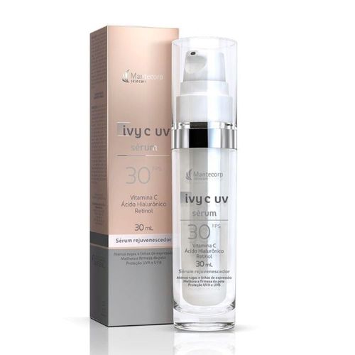 Sérum Facial em Gel Mantecorp Ivy C UV com Vitamina C e FPS 30 30ml
