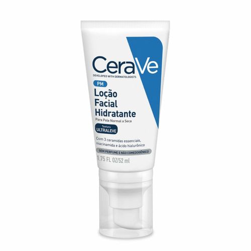 Hidratante Facial em Loção CeraVe com Ceramidas e Ácido Hialurônico 52ml