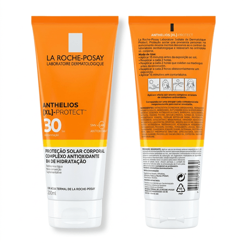 Protetor Solar em Creme La Roche-Posay Anthelios XL Protect com Vitamina E FPS 30 200ml