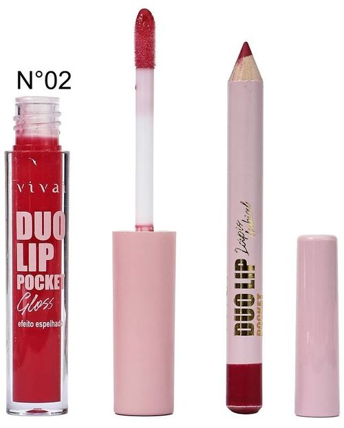 Duo Lip Vivai Pocket Lápis Labial e Gloss N02 3425.1.1