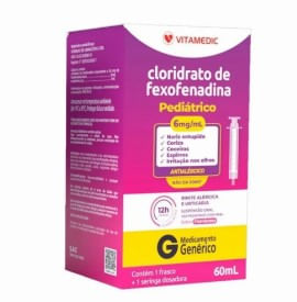 Cloridrato de Fexofenadina 6mg VitaMedic 60ml