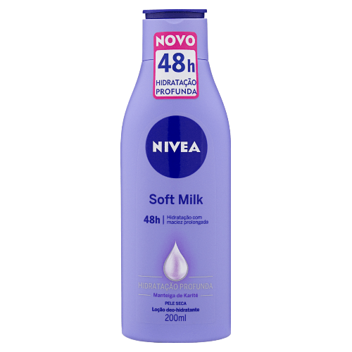 Hidratante Corporal em Loção Nivea Soft Milk com Manteiga de Karité 200ml