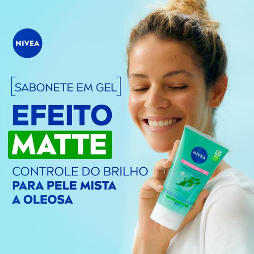 Sabonete Facial em Gel Nivea Controle de Brilho com Algas Marinhas 150ml