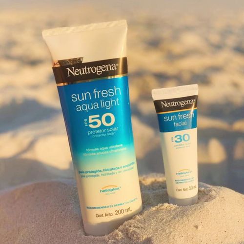 Protetor Solar em Creme Neutrogena Sun Fresh com Helioplex XP FPS 30 200ml
