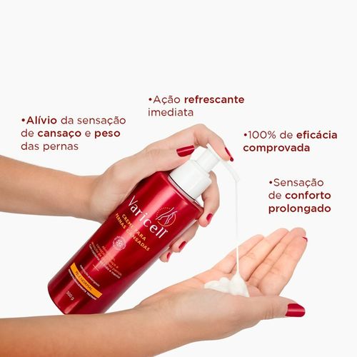 Hidratante Corporal em Creme Varicell com Cânfora e Mentol 300g