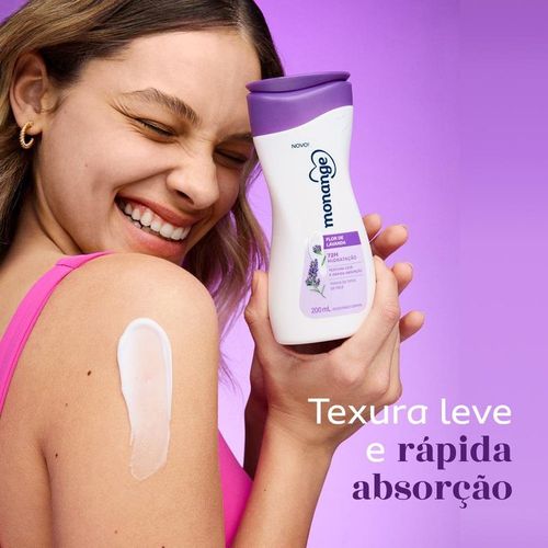 Hidratante Corporal em Loção Monange Flor de Lavanda 200ml