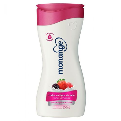 Hidratante Corporal em Loção Monange Frutas Vermelhas 200ml