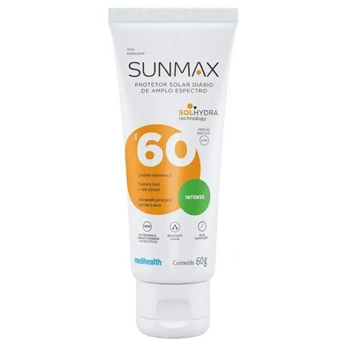 Protetor Solar em Creme Sunmax Intense com FPS 60 60g