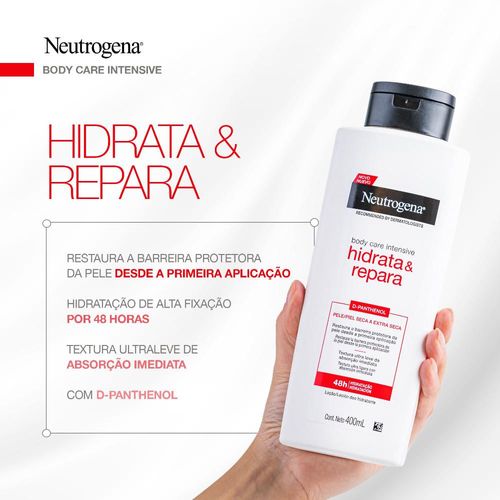 Hidratante Corporal em Loção Neutrogena Body Care Intensive com D-Pantenol 400ml