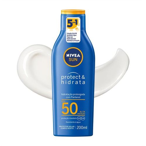 Protetor Solar em Loção Nivea Sun com Pantenol FPS 50 200ml
