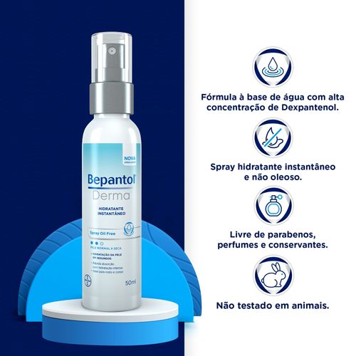 Hidratante Corporal em Spray Bepantol Derma com Pró-vitamina B5 50ml