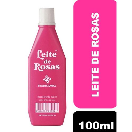 Loção de Limpeza Leite de Rosas Tradicional 100ml