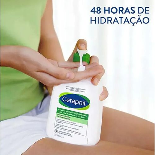 Loção Hidratante Corporal Cetaphil Advanced com Manteiga de Karité e Pantenol 473g