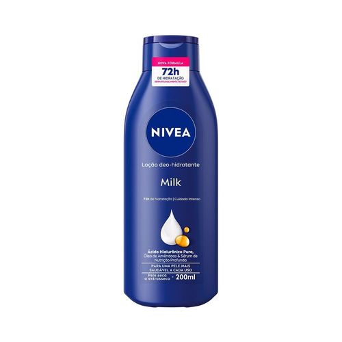Hidratante Corporal em Loção Nivea Milk com Óleo de Amêndoas 200ml
