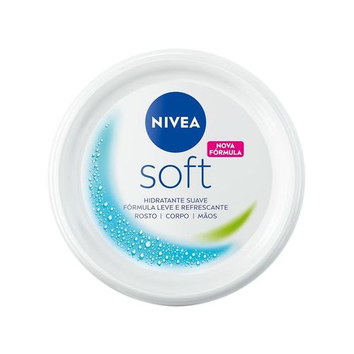 Hidratante Corporal em Creme Nivea Soft com Vitamina E e Óleo de Jojoba 97g
