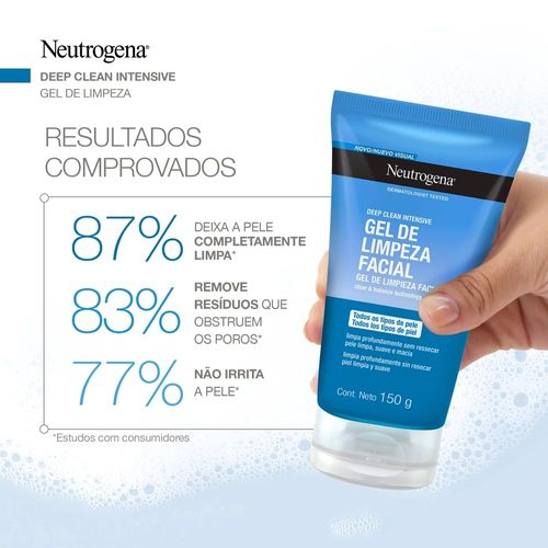 Gel de Limpeza Facial Neutrogena Deep Clean 150g