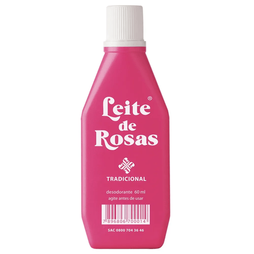 Loção de Limpeza Leite de Rosas Tradicional 60ml