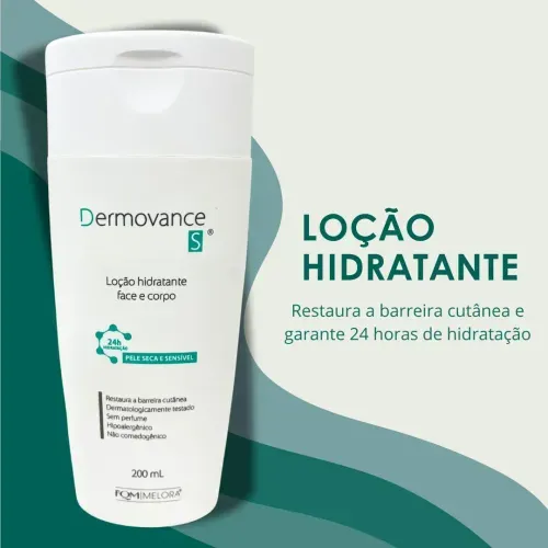 Hidratante Corporal em Creme Farmoquímica Dermovance S com Ureia 200ml