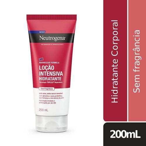 Hidratante Corporal em Loção Neutrogena Norwegian sem Fragrância 200ml