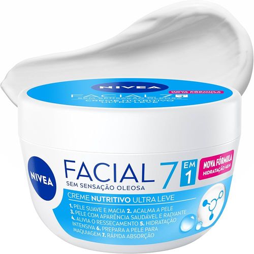 Hidratante Facial em Creme Nivea Nutritivo com Karité 100g