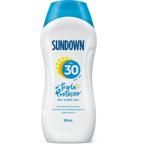 Protetor Solar em Loção Sundown Praia e Piscina com FPS 30 200ml
