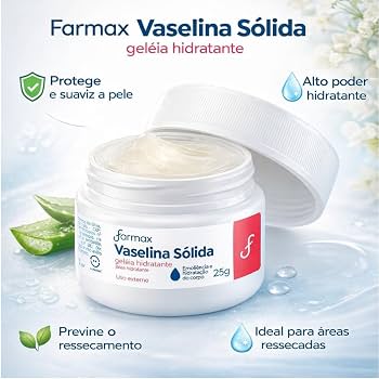 Hidratante Corporal em Gel Farmax Vasemax com Vaselina 25g