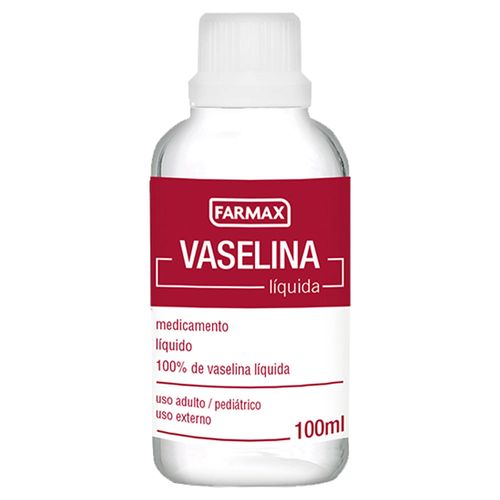Hidratante Corporal em Óleo Farmax Vasemax com Vaselina Líquida 100ml