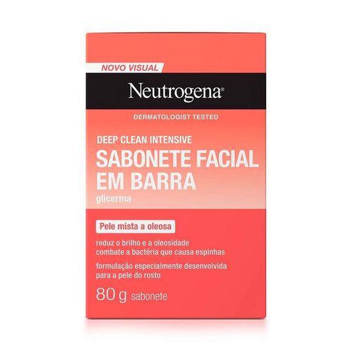 Sabonete Facial em Barra Neutrogena Deep Clean com Glicerina 80g