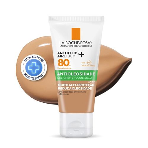 Protetor Solar Anthelios Airlicium Antioleosidade FPS80 Cor 3.0 - 40g