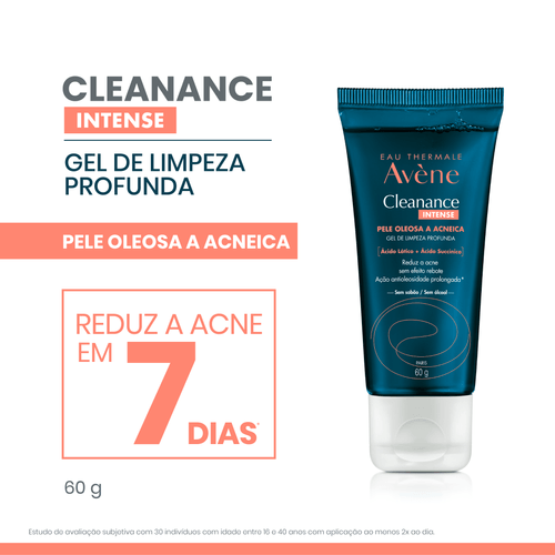 Gel de Limpeza Facial Avène Cleanance Intense com Ácido Salicílico 60g