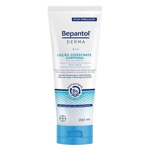 Loção Corporal Bepantol Derma Hidratante Restaurador com Dexpantenol 200ml