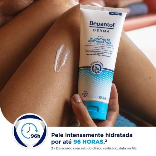 Loção Corporal Bepantol Derma Hidratante Restaurador com Dexpantenol 200ml