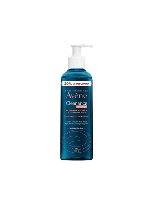 Gel de Limpeza Facial Avène Cleanance Intense com Ácido Lático e Succínico 300g