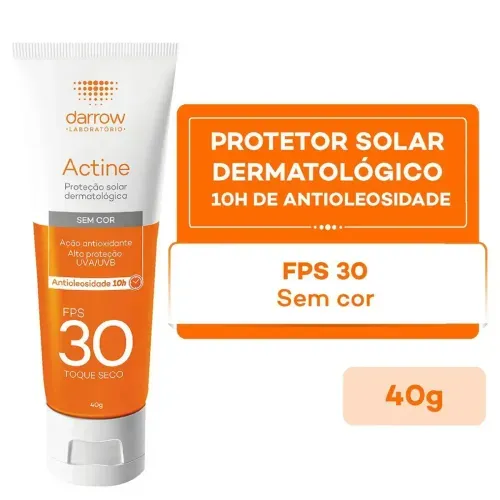 Protetor Solar Facial Darrow Actine com FPS 30 40g