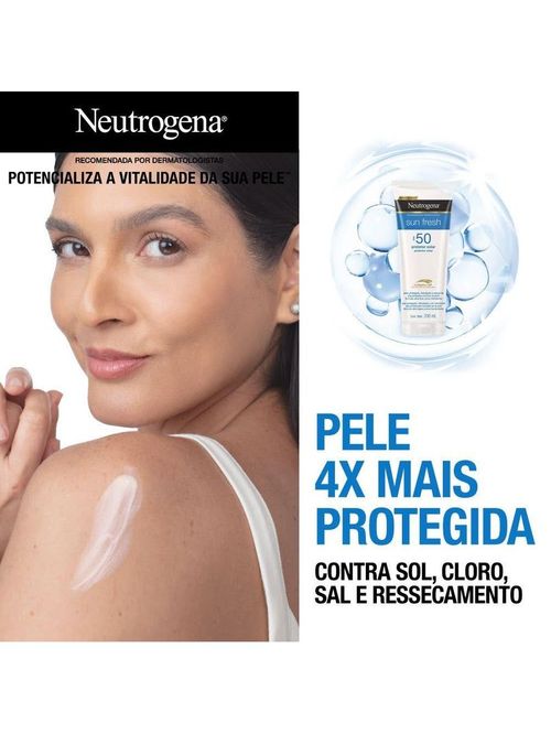 Protetor Solar em Loção Neutrogena Sun Fresh com Helioplex XP FPS 90 200ml