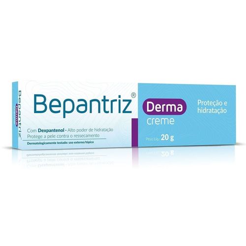 Hidratante Corporal em Creme Bepantriz Derma com Lanolina e Óleo de Amêndoas 20g