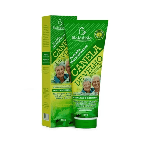 Pomada Massageadora Bio Instinto Canela de Velho com Sebo de Carneiro 150g
