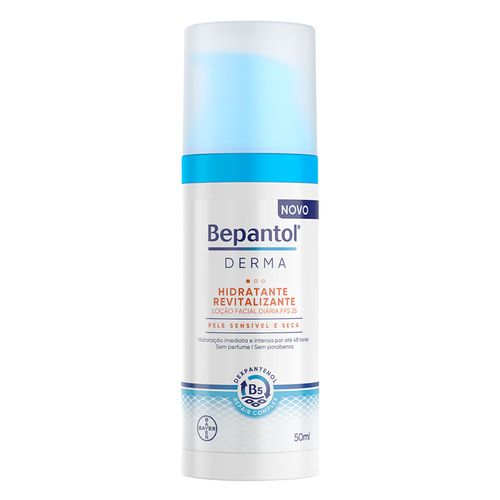 Hidratante Facial em Loção Bepantol Derma com Dexpantenol FPS 25 50ml