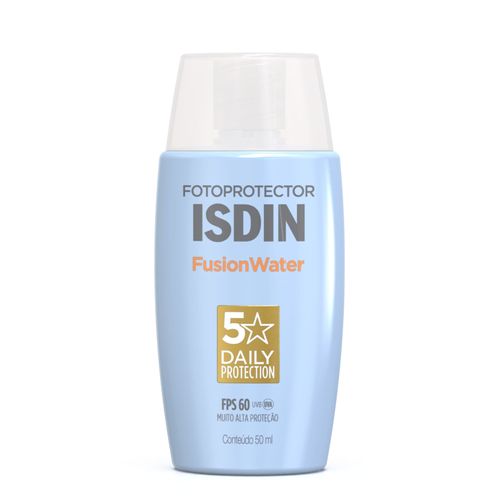 Protetor Solar Facial em Gel ISDIN Fusion Water com FPS 60 50ml