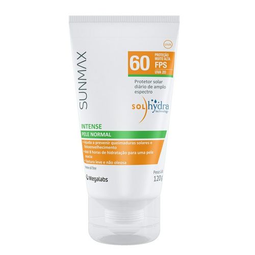 Protetor Solar em Creme Sunmax Intense com FPS 60 120g