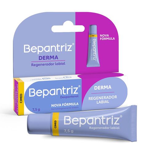 Hidratante Labial em Creme Bepantriz Derma com Dexpantenol e Vitamina E 7,5ml