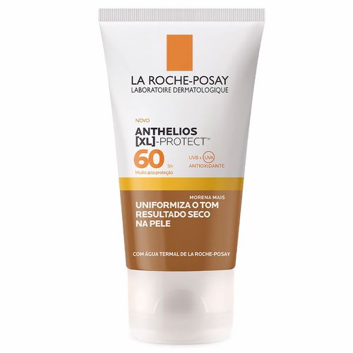 Protetor Solar Facial em Gel La Roche-Posay Anthelios XL Protect FPS 60 com Cor Morena Mais 40g