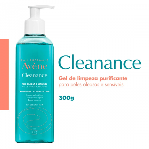 Gel de Limpeza Avène Cleanance com Zinco 300g